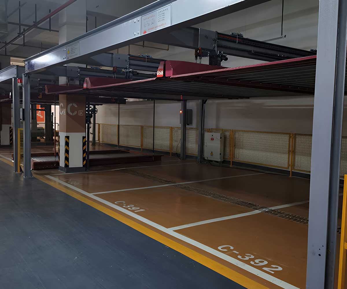 横移式机械式立体停车设备停车取车技巧