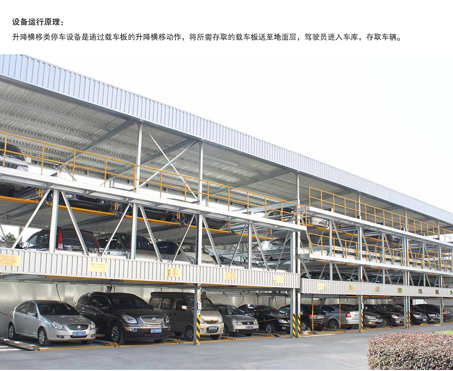 贵州PSH5五层升降横移停车设备运行原理