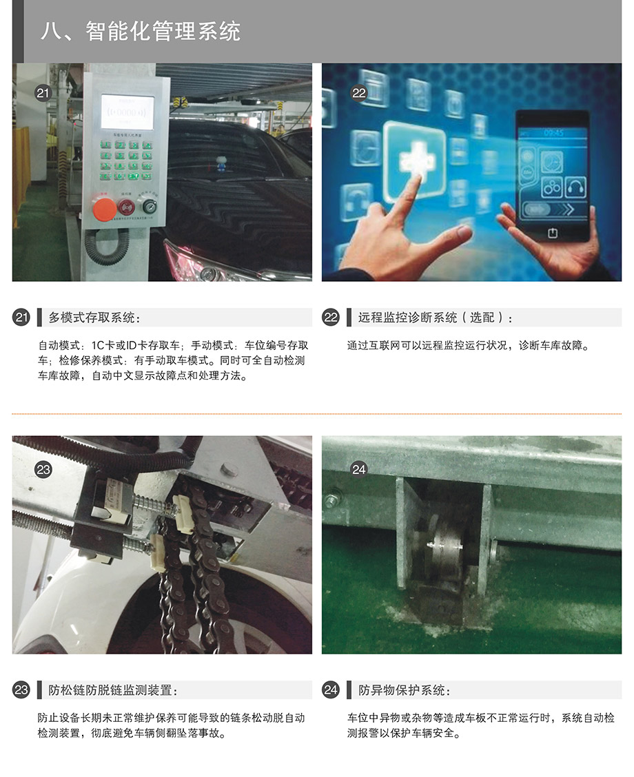 贵州PSH4-D1负一正三地坑四层升降横移机械车库智能化管理系统